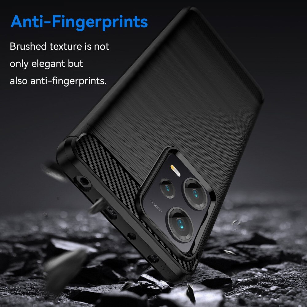 Xiaomi Redmi Note 12 Pro Plus Hülle TPU Brushed Schwarz