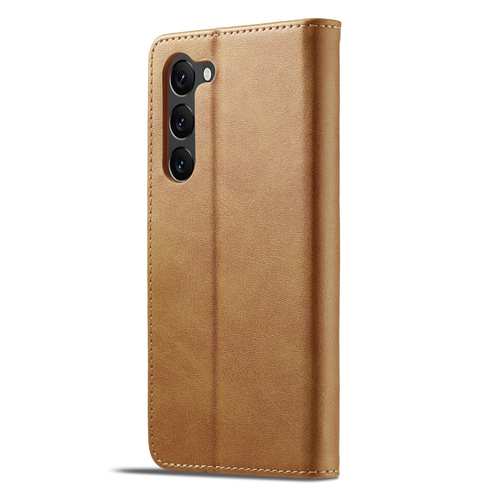 Portemonnaie-Hülle Samsung Galaxy S23 cognac