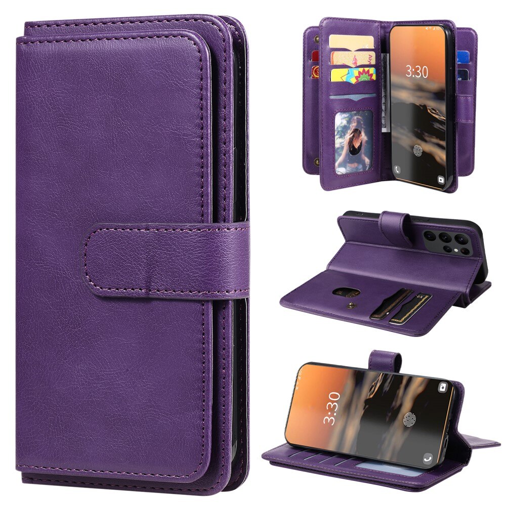 Samsung Galaxy S23 Ultra Handytasche Multi-slot, lila