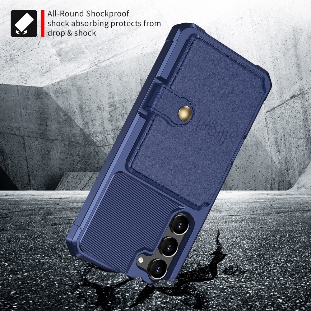 Samsung Galaxy S23 Tough Multi-slot Hülle Blau