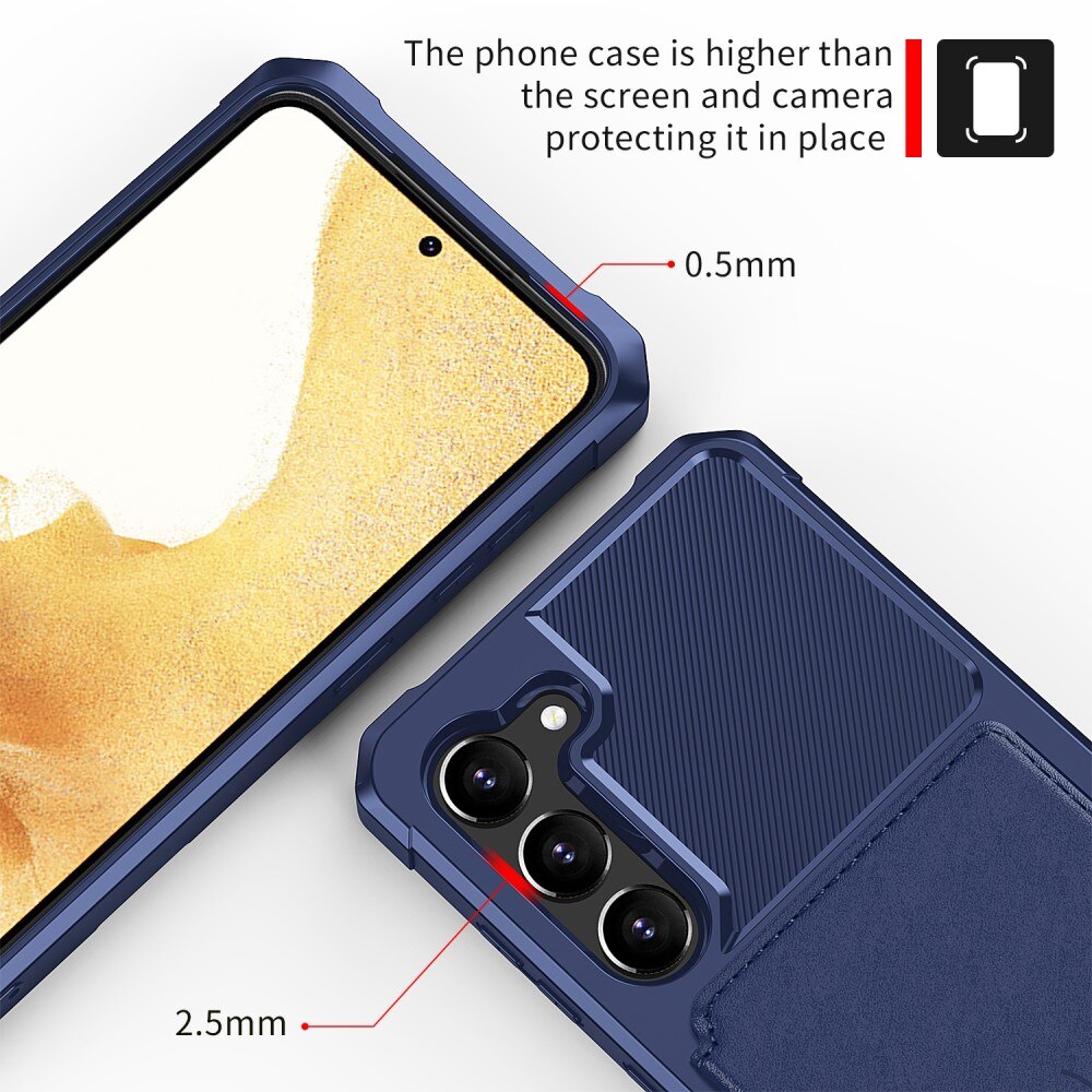 Samsung Galaxy S23 Tough Multi-slot Hülle Blau
