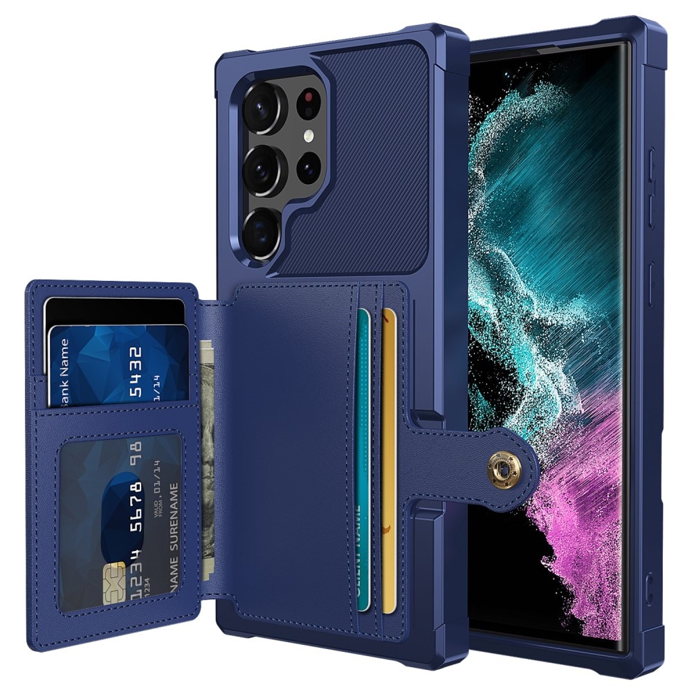 Samsung Galaxy S23 Ultra Tough Multi-slot Case blau