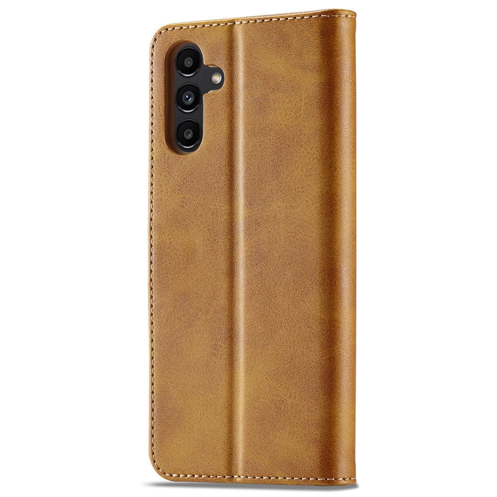 Portemonnaie-Hülle Samsung Galaxy A54 cognac