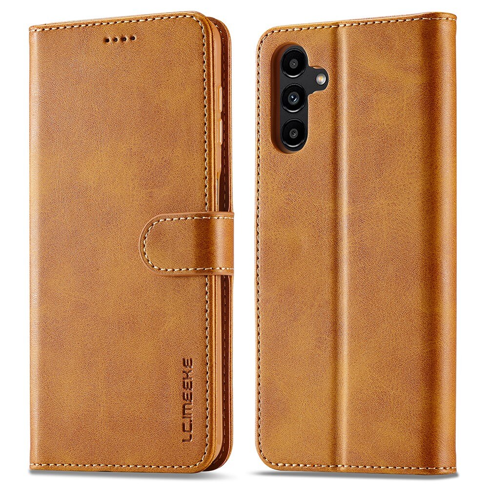 Portemonnaie-Hülle Samsung Galaxy A54 cognac