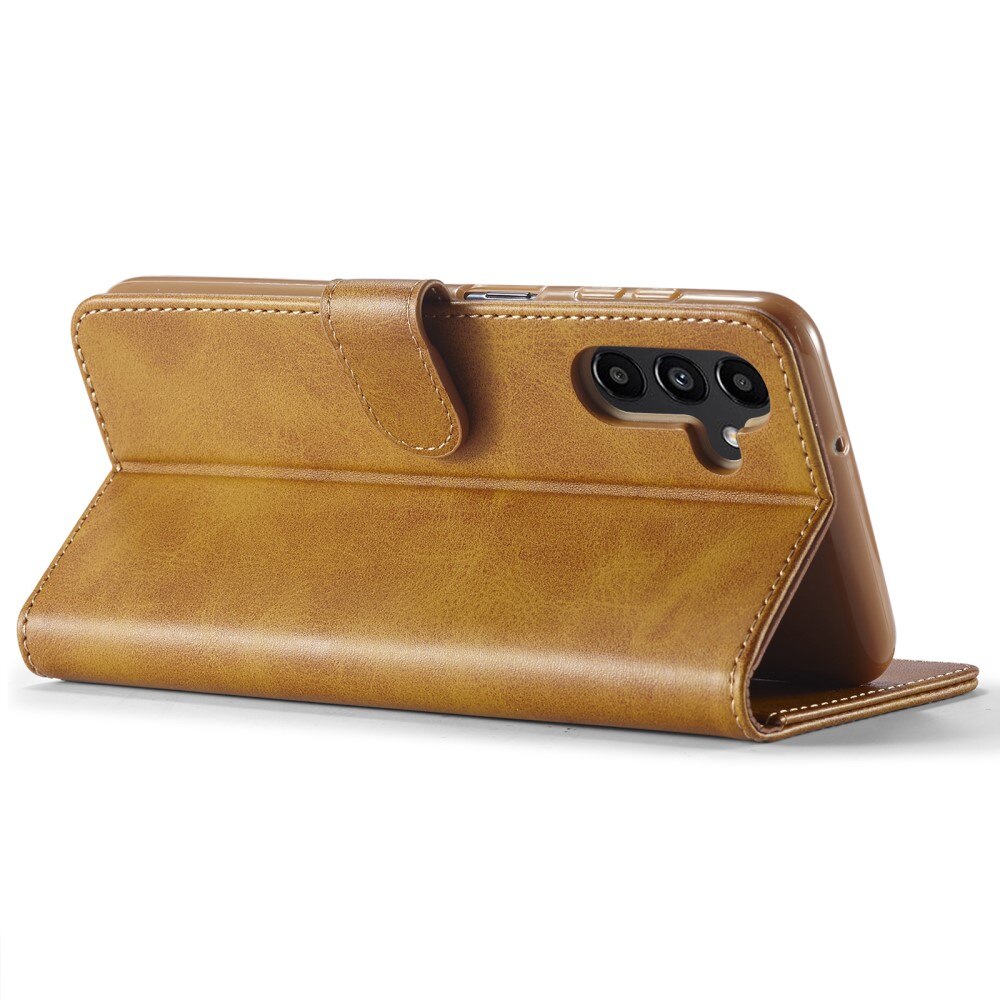 Portemonnaie-Hülle Samsung Galaxy A54 cognac