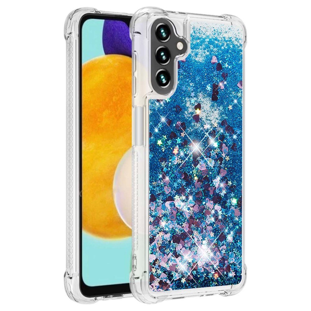 Samsung Galaxy A54 Glitter Powder TPU Handyhülle blau