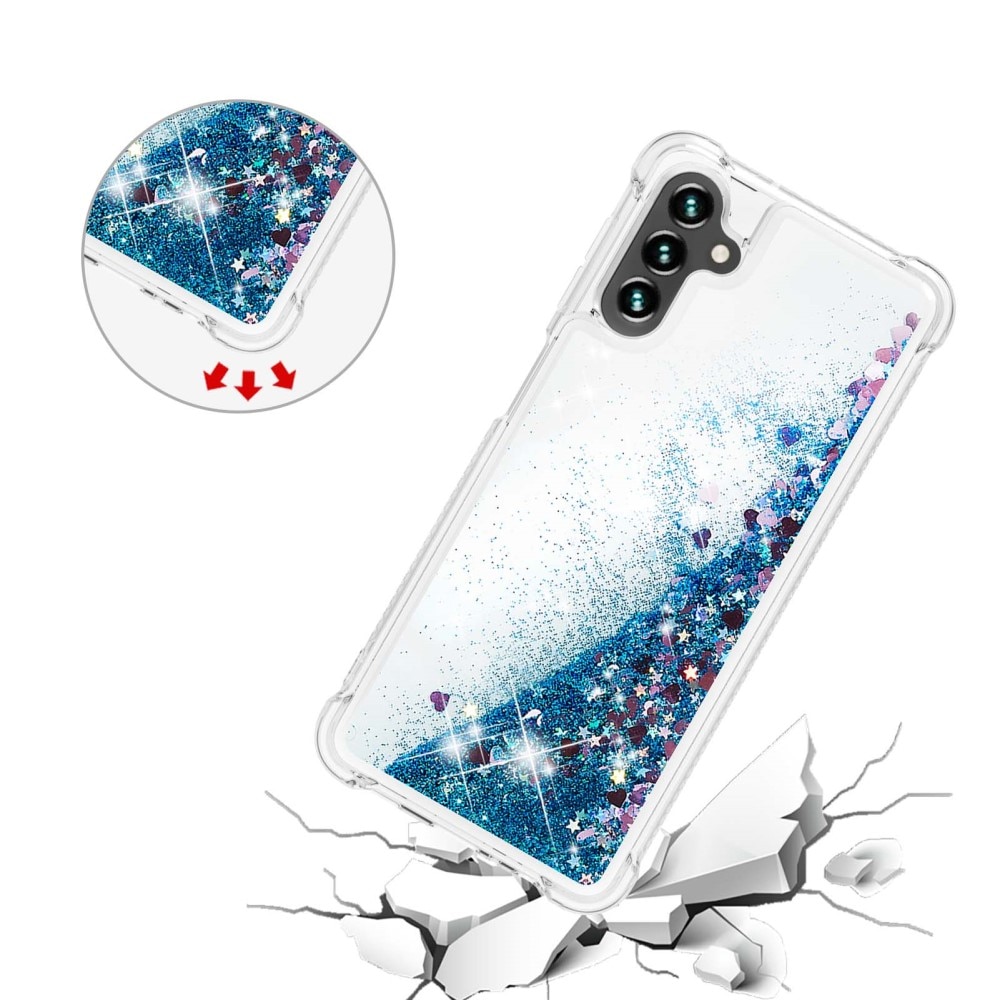 Samsung Galaxy A54 Glitter Powder TPU Handyhülle blau