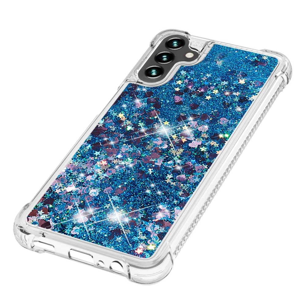 Samsung Galaxy A54 Glitter Powder TPU Handyhülle blau