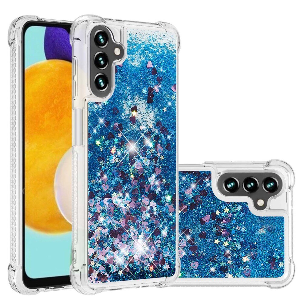 Samsung Galaxy A54 Glitter Powder TPU Handyhülle blau