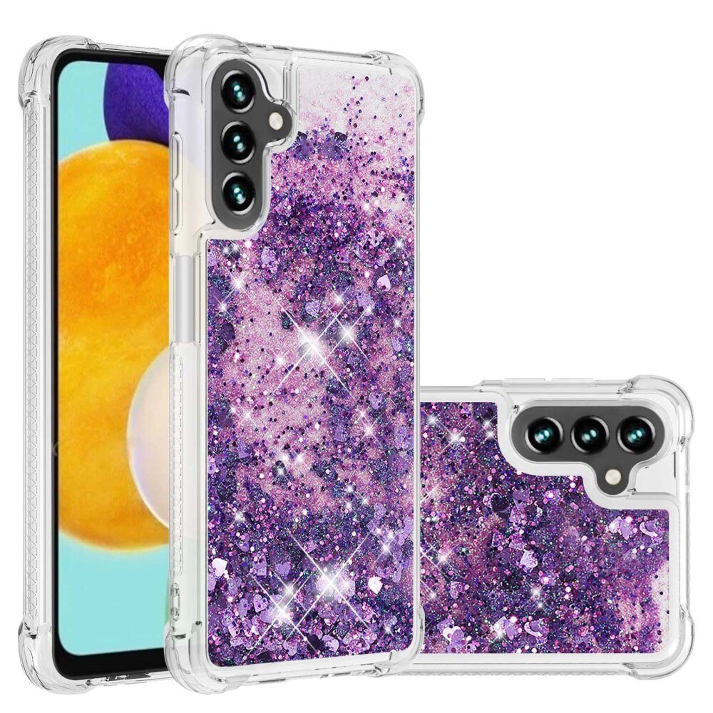 Samsung Galaxy A54 Glitter Powder TPU Handyhülle lila