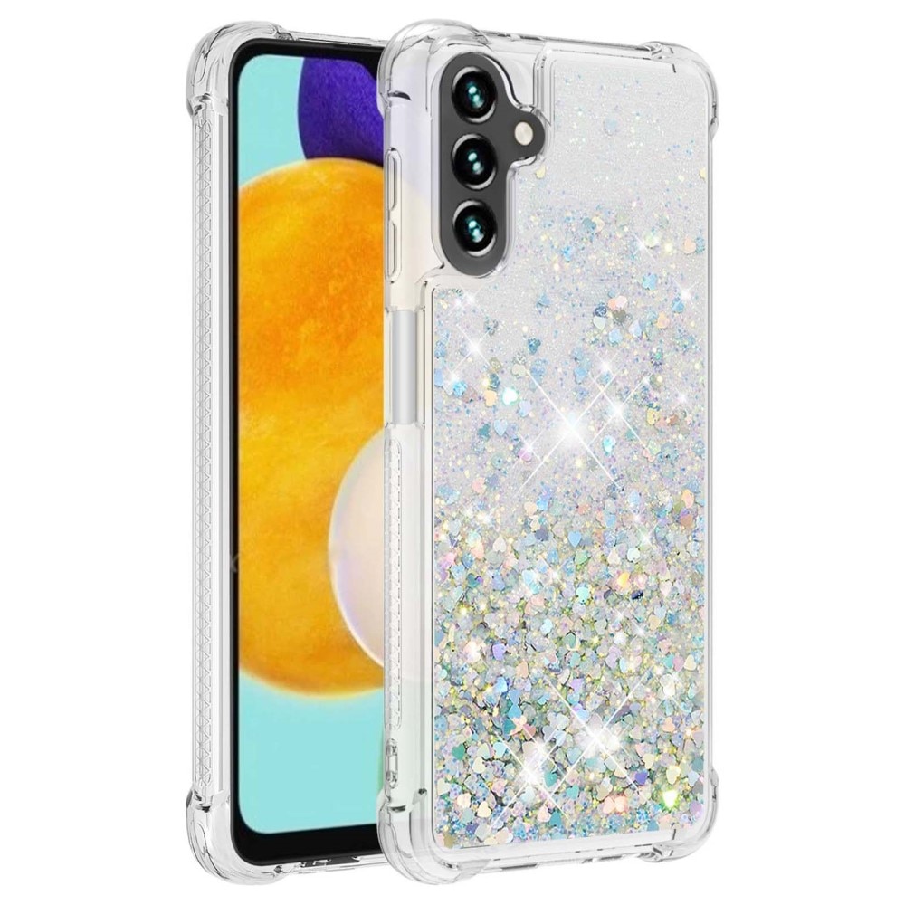 Samsung Galaxy A54 Glitter Powder TPU Handyhülle silber