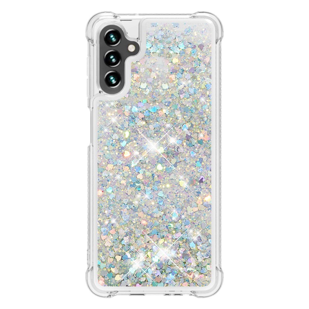 Samsung Galaxy A54 Glitter Powder TPU Handyhülle silber