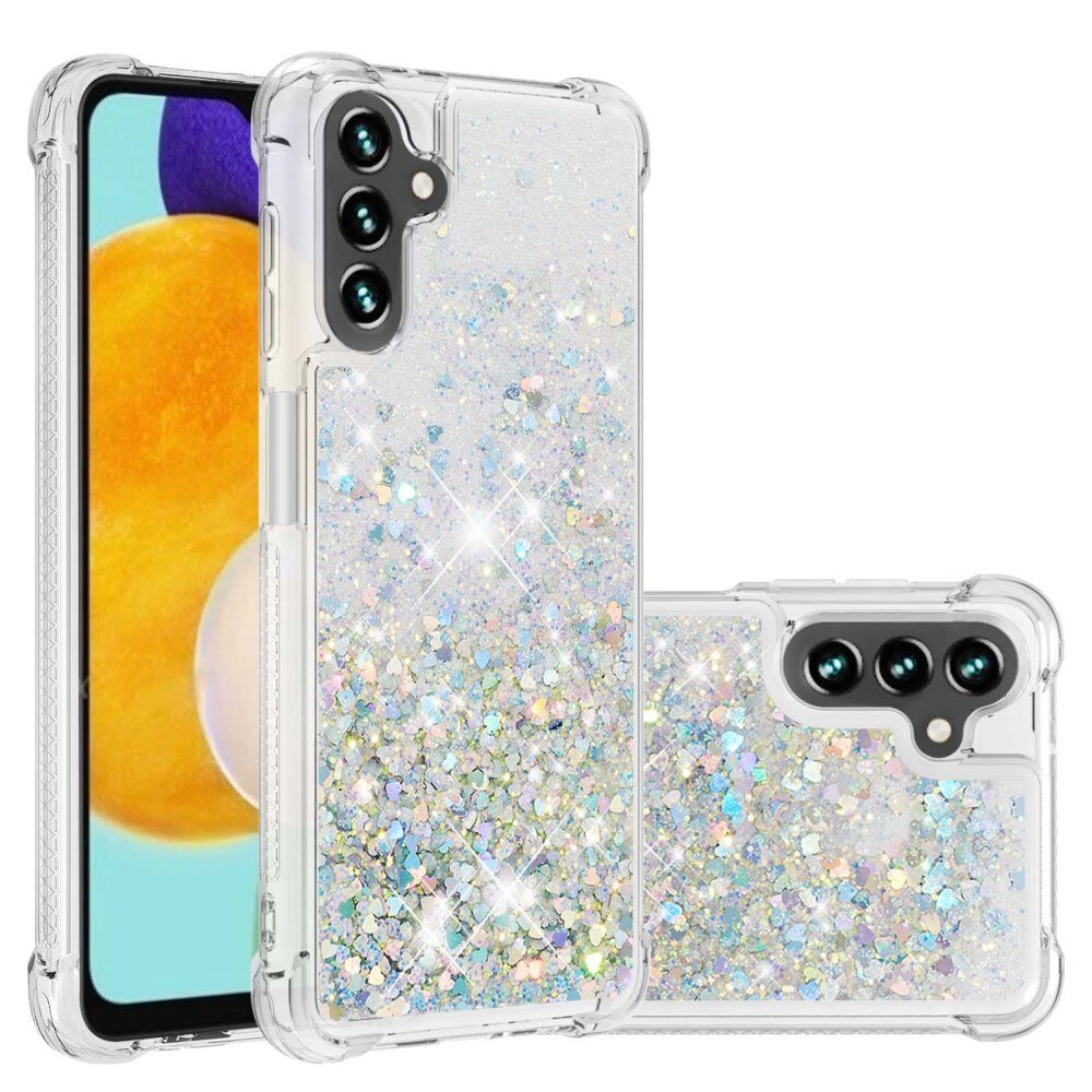 Samsung Galaxy A54 Glitter Powder TPU Handyhülle silber