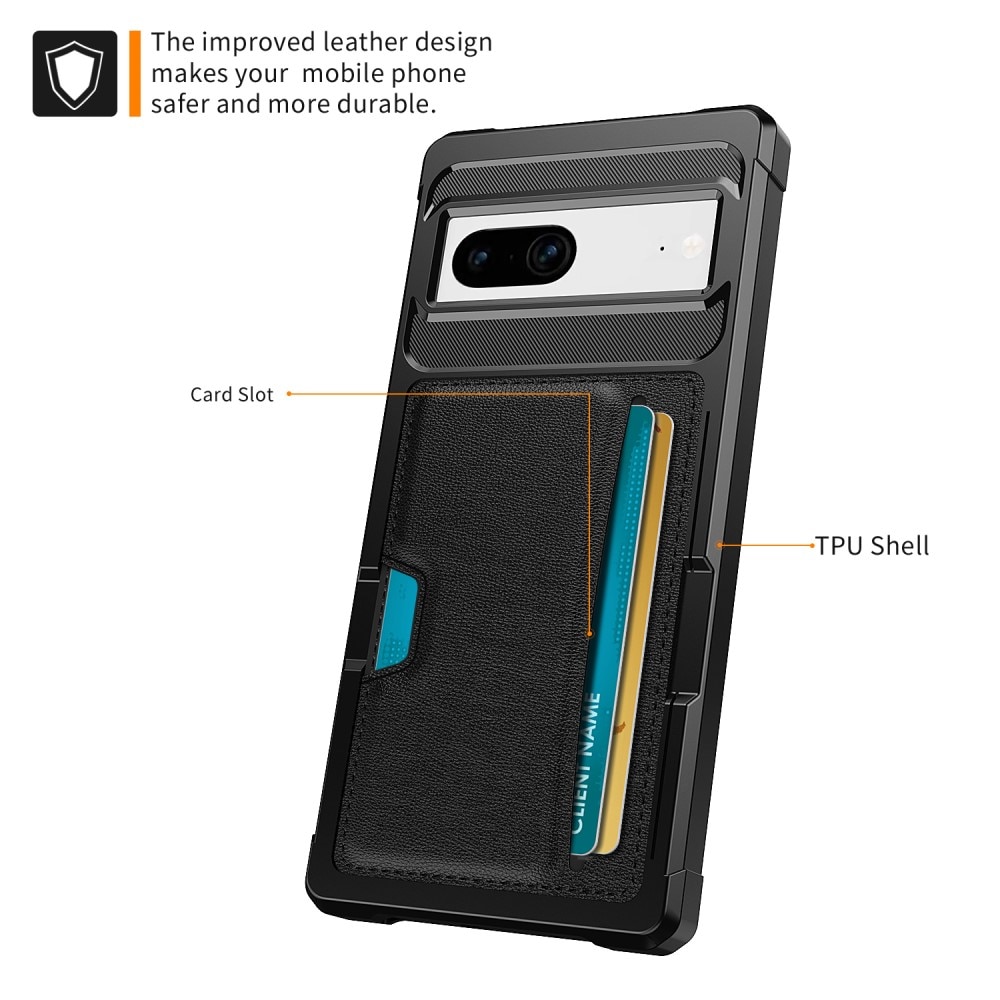 Google Pixel 7 Tough Card Case schwarz