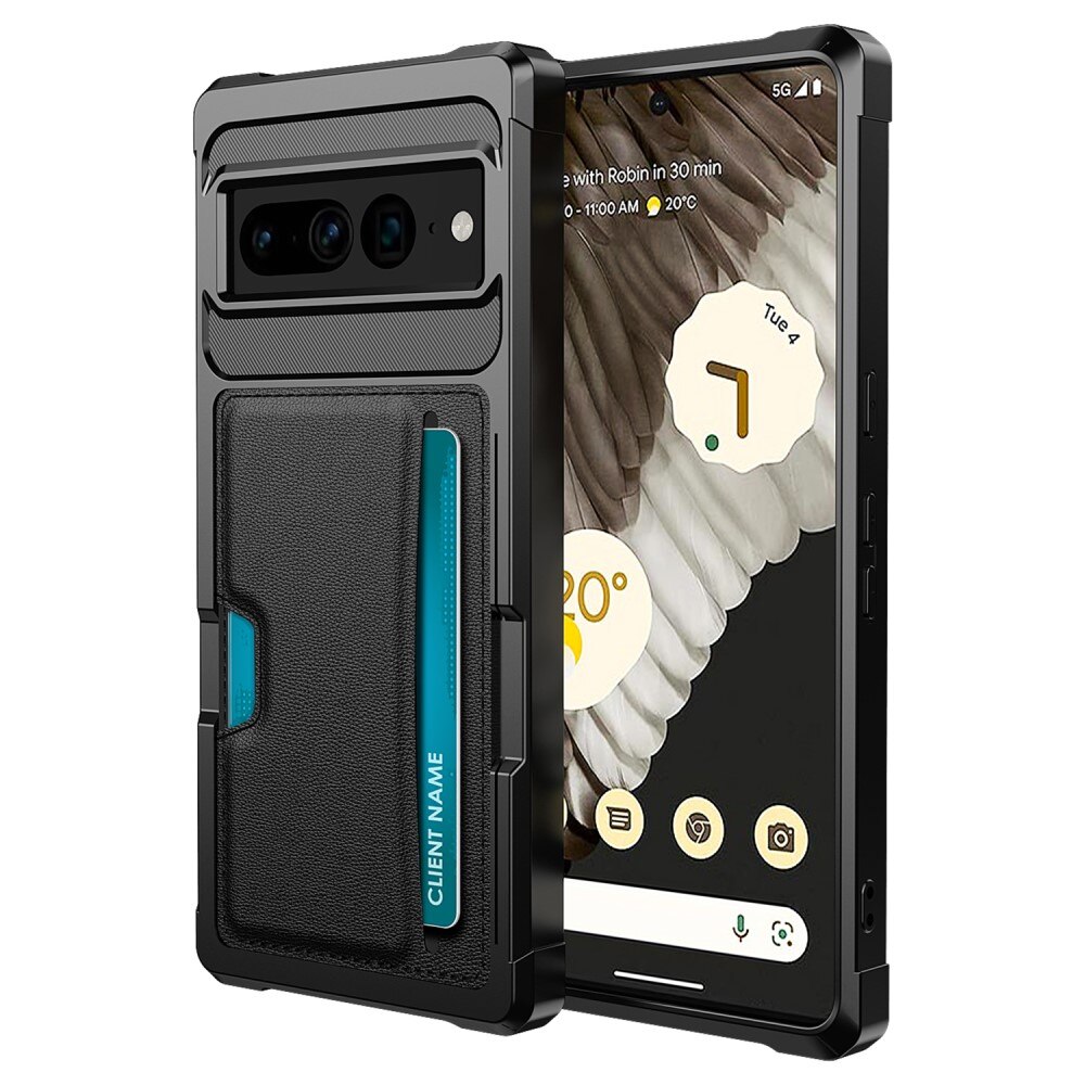 Google Pixel 7 Pro Tough Card Case schwarz