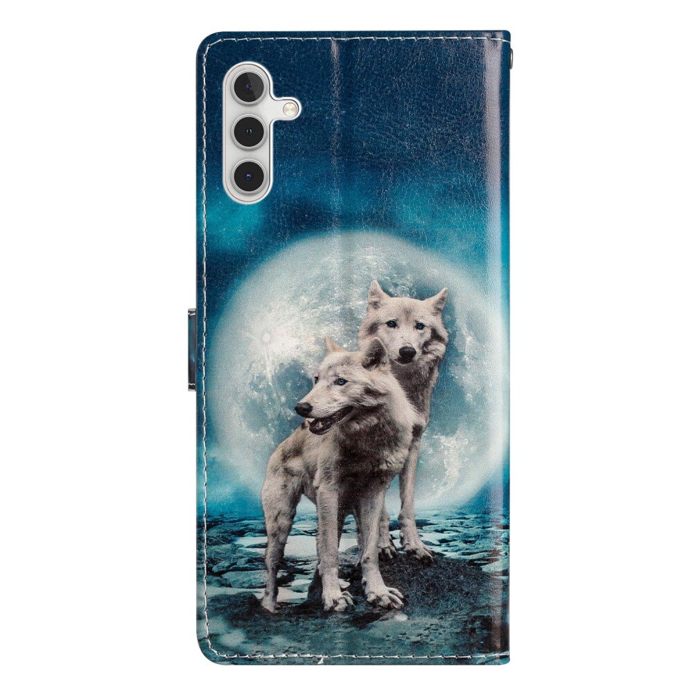 Samsung Galaxy A54 Handytasche Wölfe