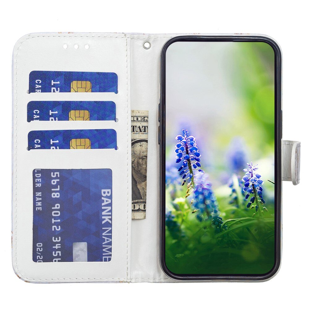 Samsung Galaxy S22 Handytasche blaue Schmetterlinge