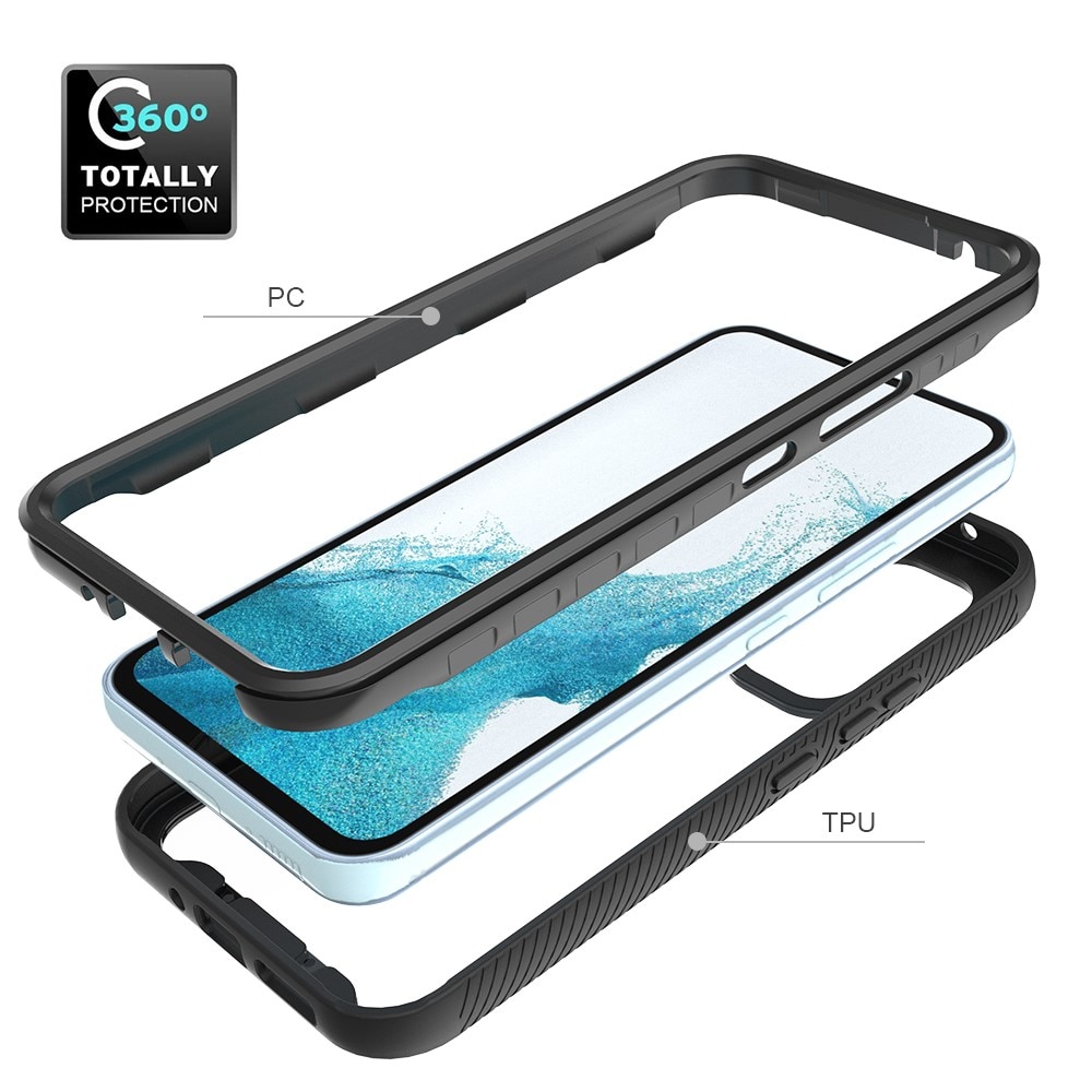 Samsung Galaxy A54 Full Cover Hülle schwarz