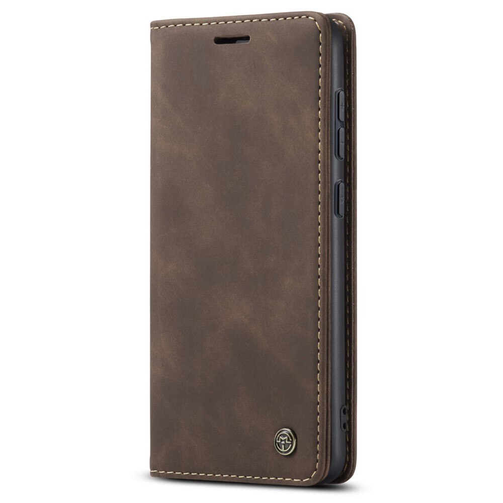 Slim Portemonnaie-Hülle Samsung Galaxy S23 Plus Braun