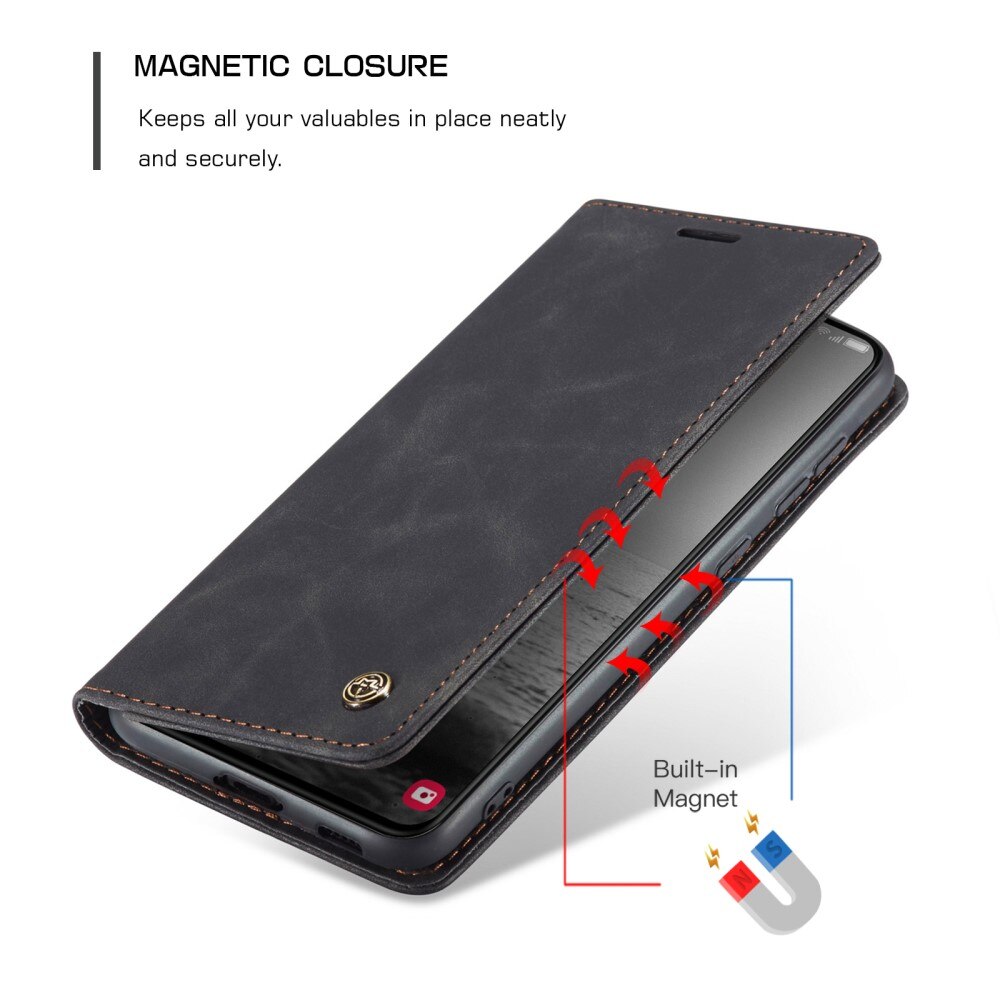 Slim Portemonnaie-Hülle Samsung Galaxy S23 Plus Schwarz