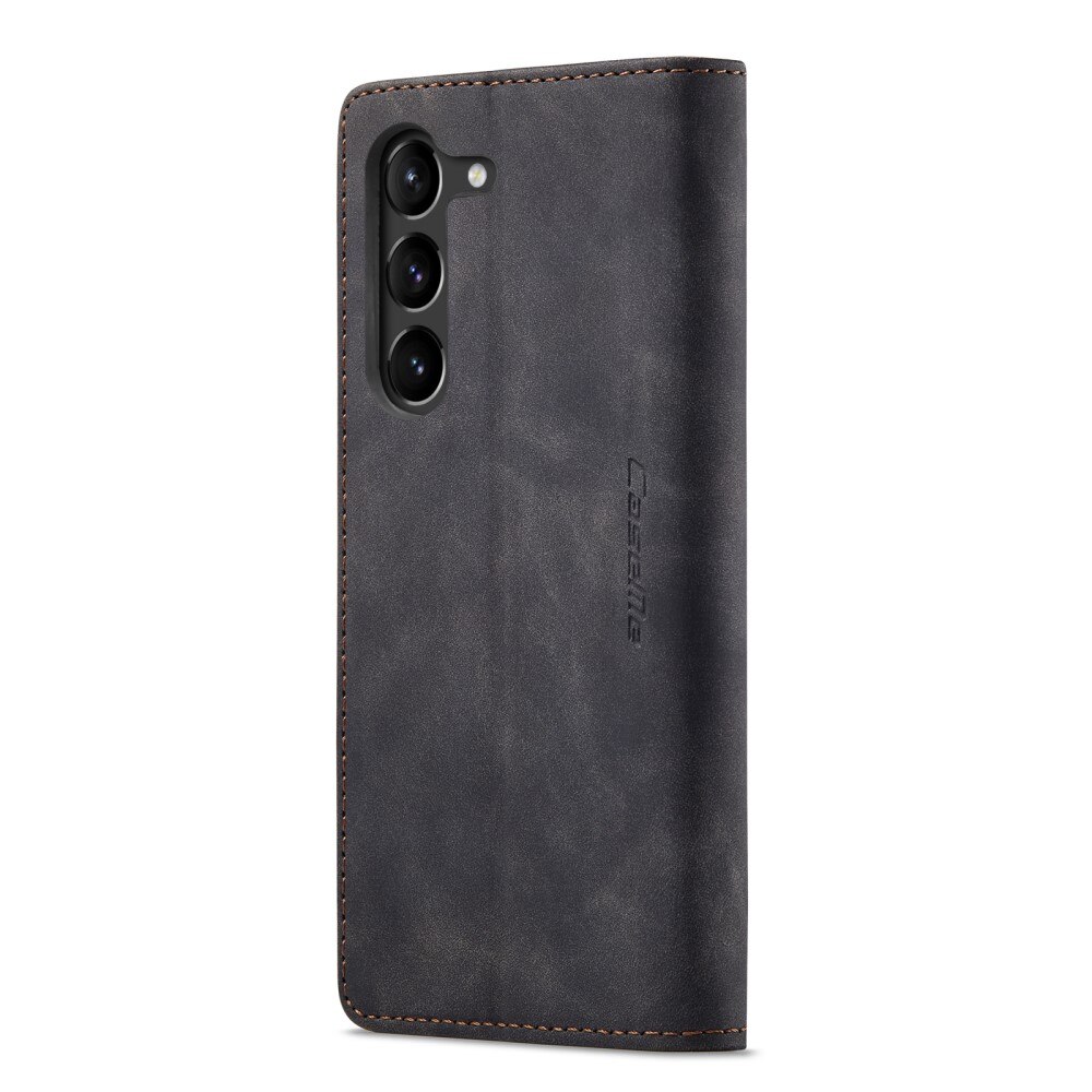 Slim Portemonnaie-Hülle Samsung Galaxy S23 Plus Schwarz