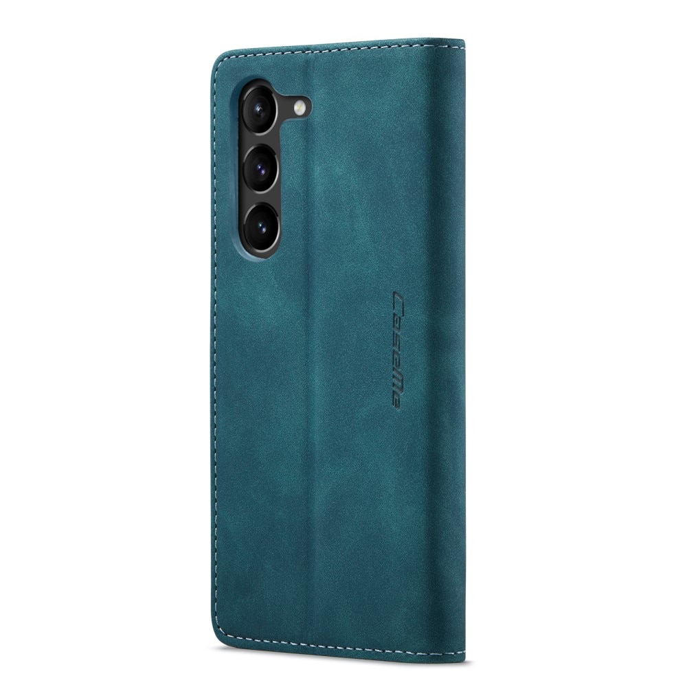 Slim Portemonnaie-Hülle Samsung Galaxy S23 Plus Blau