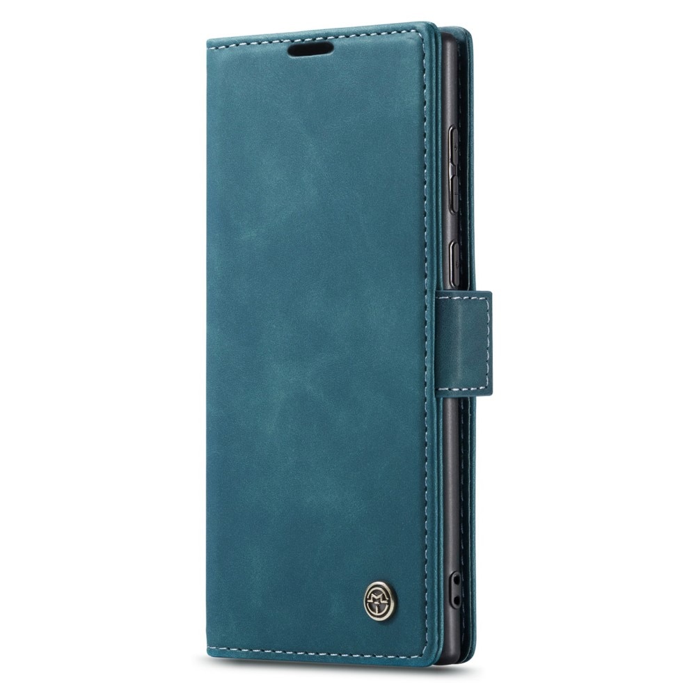 Slim Portemonnaie-Hülle Samsung Galaxy S23 Ultra blau
