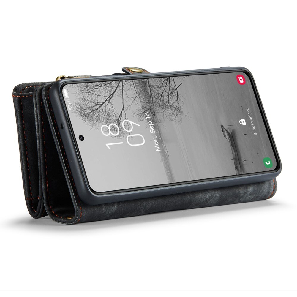 Multi-slot Portemonnaie-Hülle Samsung Galaxy S23 Plus Grau
