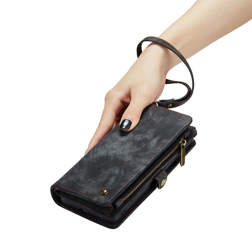 Multi-slot Portemonnaie-Hülle Samsung Galaxy S23 Plus Grau