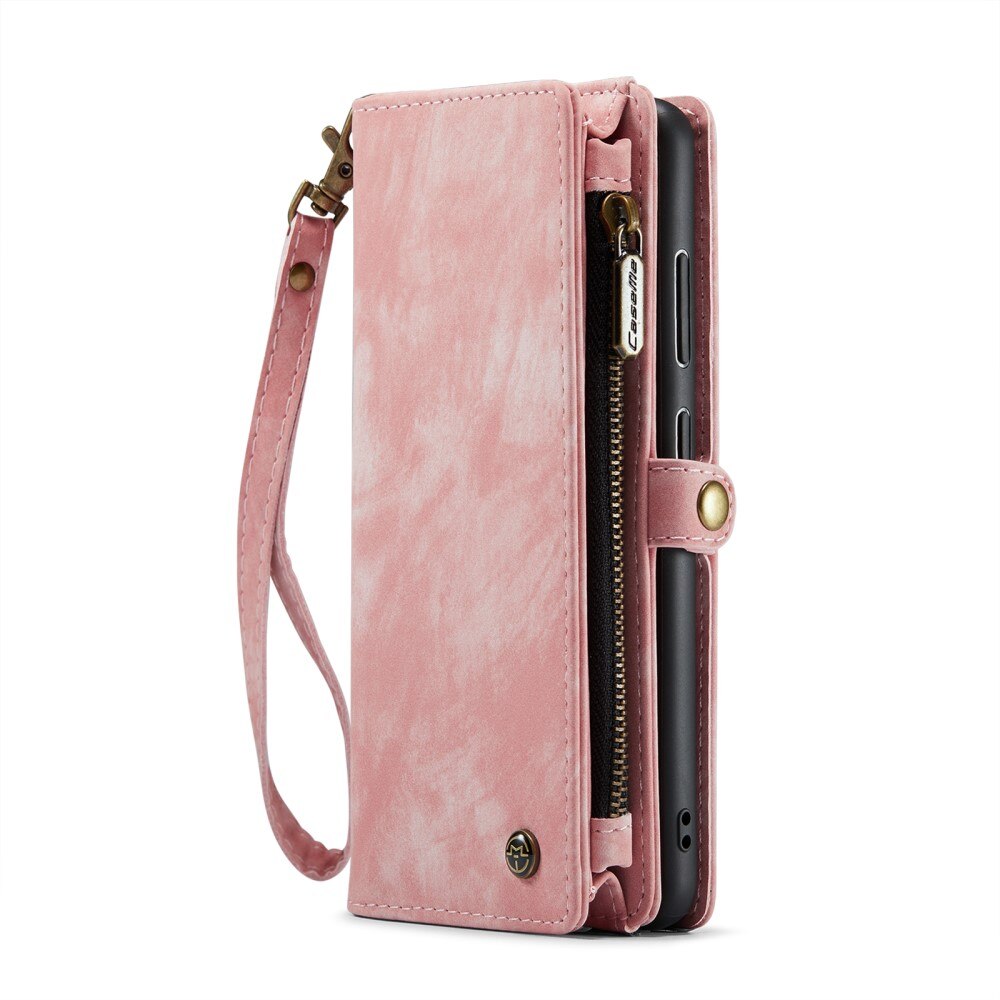 Multi-slot Portemonnaie-Hülle Samsung Galaxy S23 Plus Rosa