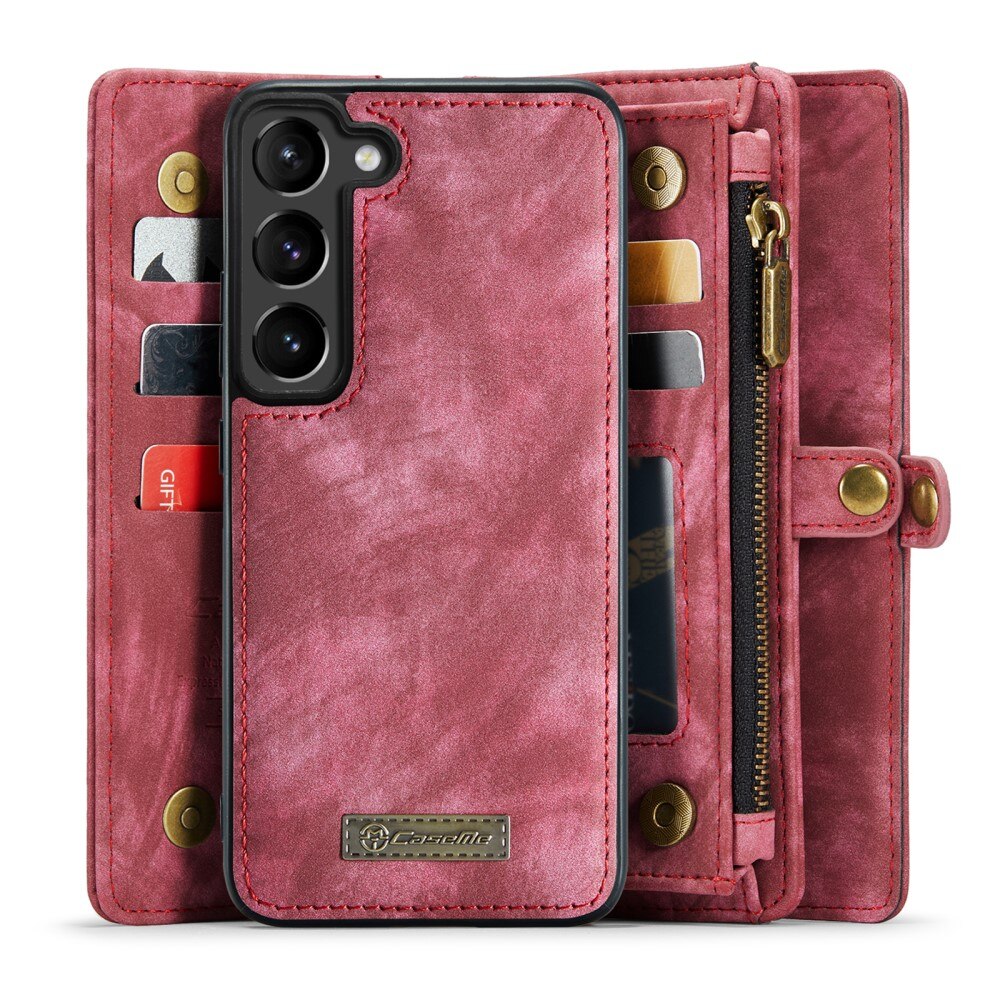 Multi-slot Portemonnaie-Hülle Samsung Galaxy S23 Plus Rot