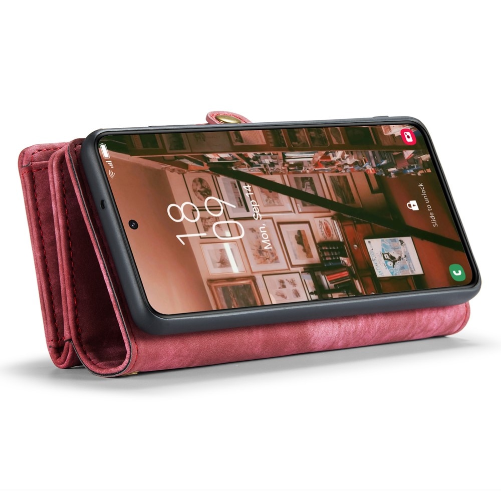 Multi-slot Portemonnaie-Hülle Samsung Galaxy S23 Plus rot