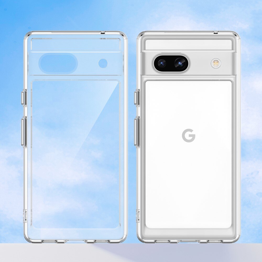 Google Pixel 7a hybride Handyhülle Crystal Hybrid transparent