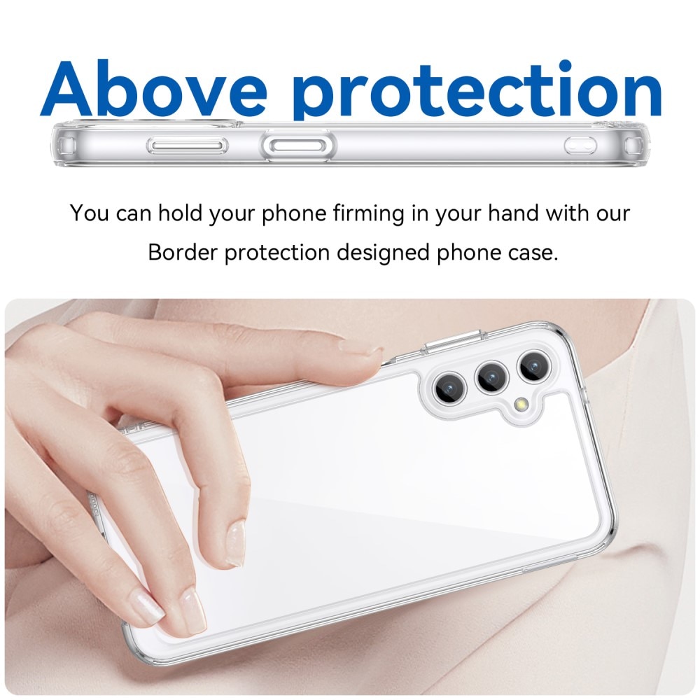 Samsung Galaxy A14 hybride Handyhülle Crystal Hybrid transparent
