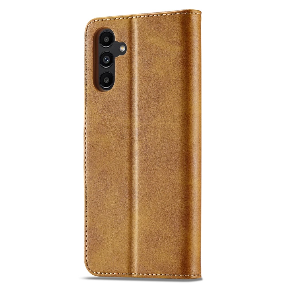 Portemonnaie-Hülle Samsung Galaxy A34 cognac