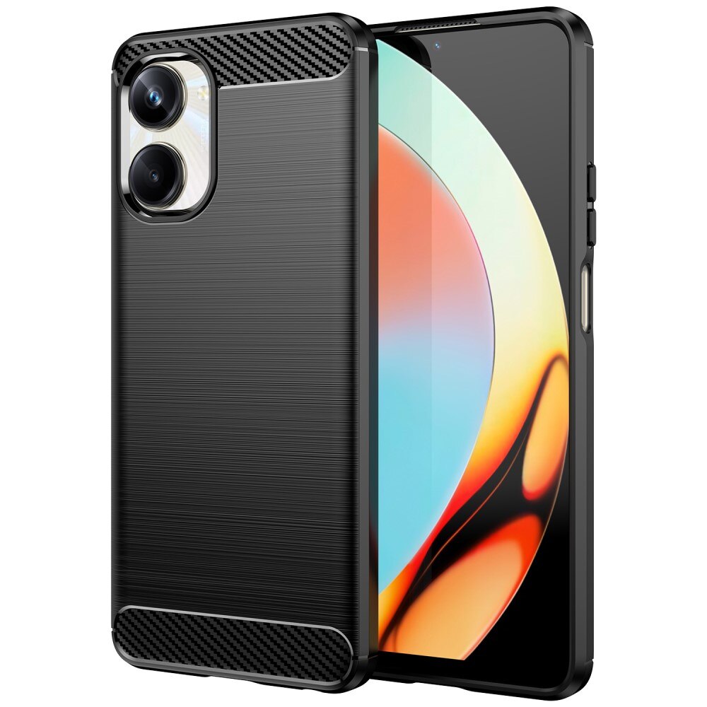 Realme 10 Pro Hülle TPU Brushed Black