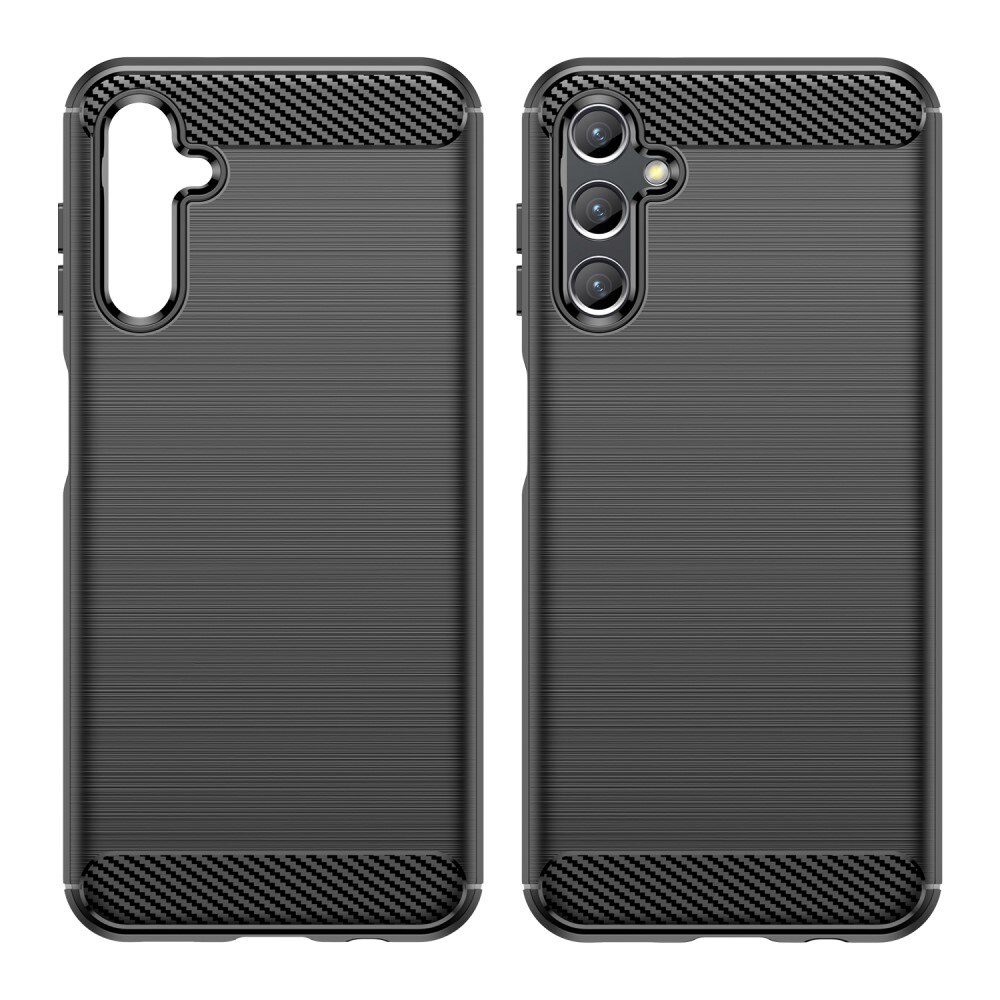 Samsung Galaxy A14 Hülle TPU Brushed Schwarz