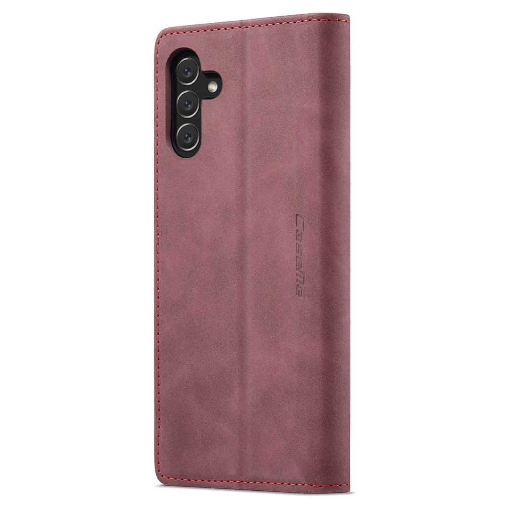 Slim Portemonnaie-Hülle Samsung Galaxy A14 rot