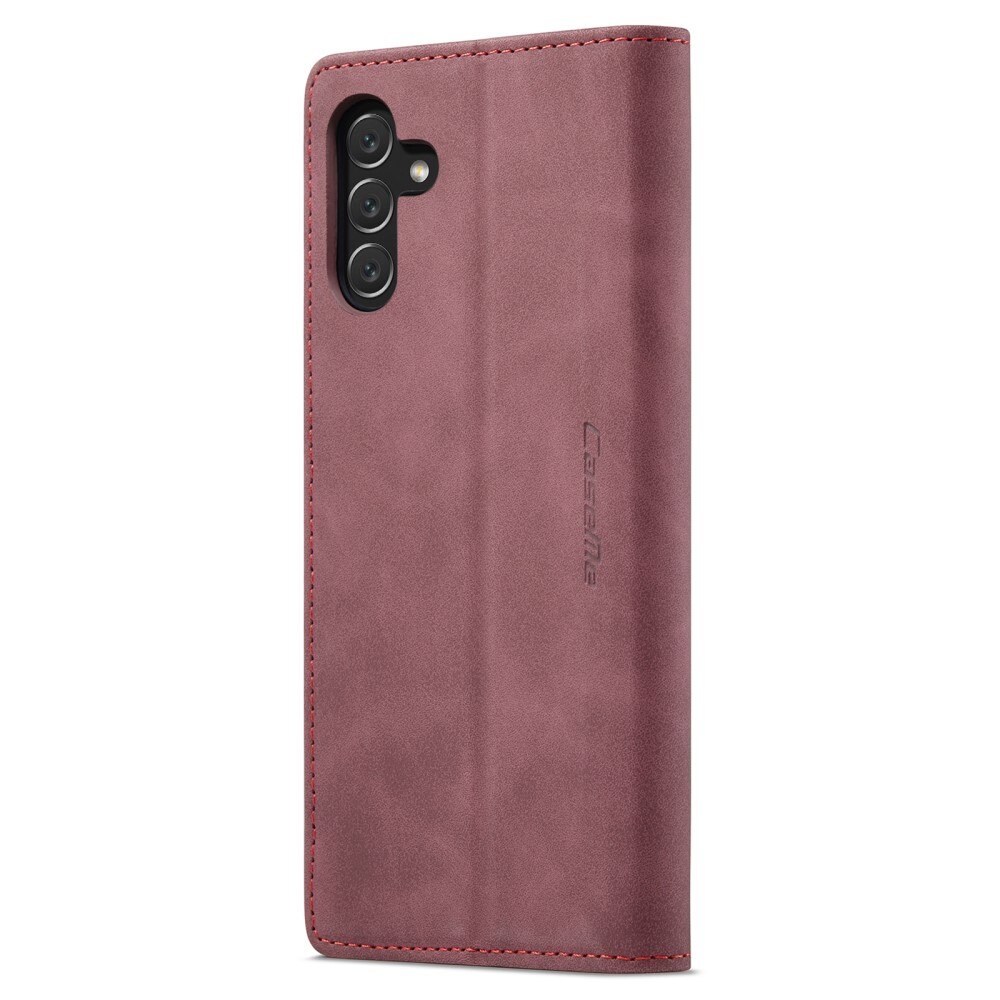 Slim Portemonnaie-Hülle Samsung Galaxy A14 Rot