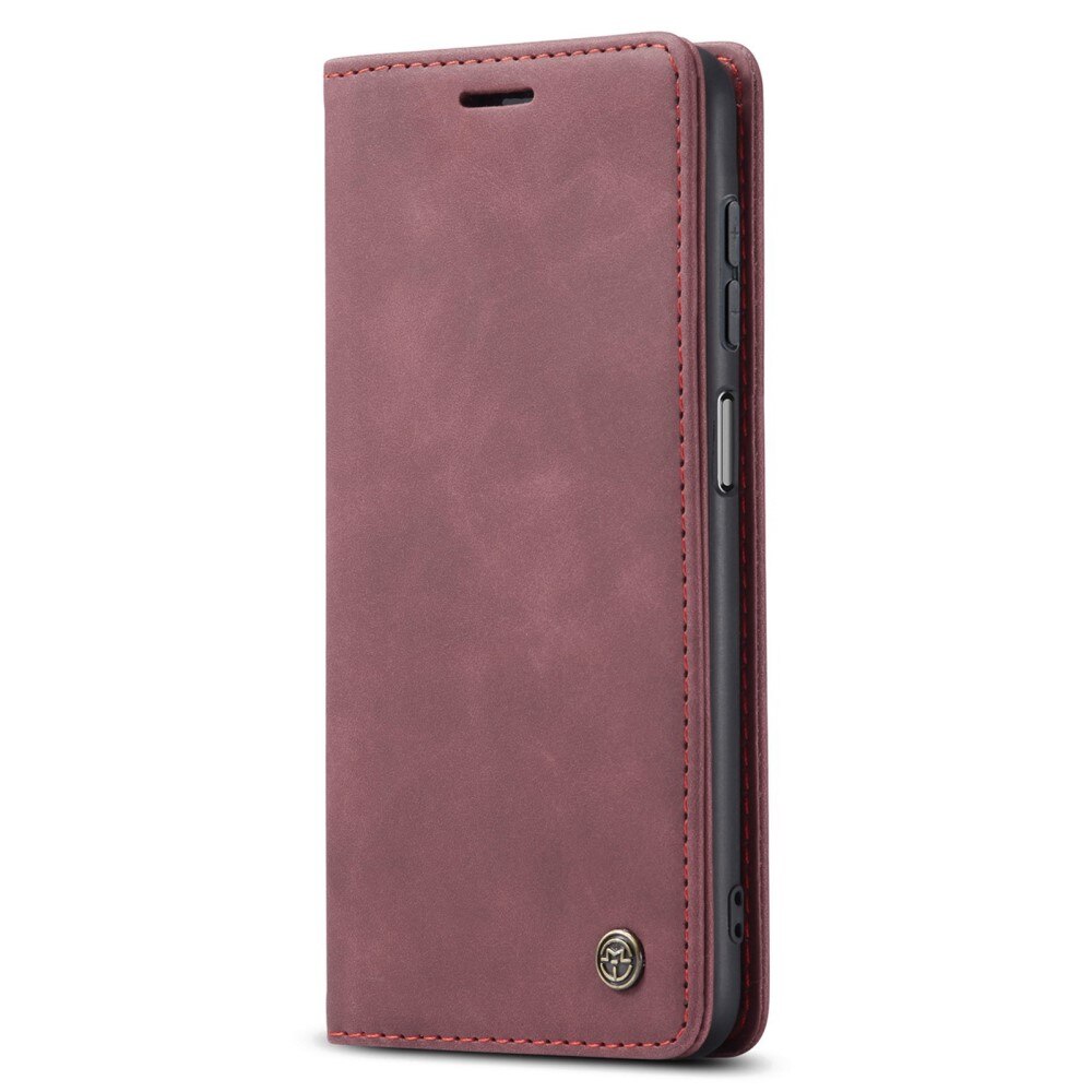 Slim Portemonnaie-Hülle Samsung Galaxy A14 Rot