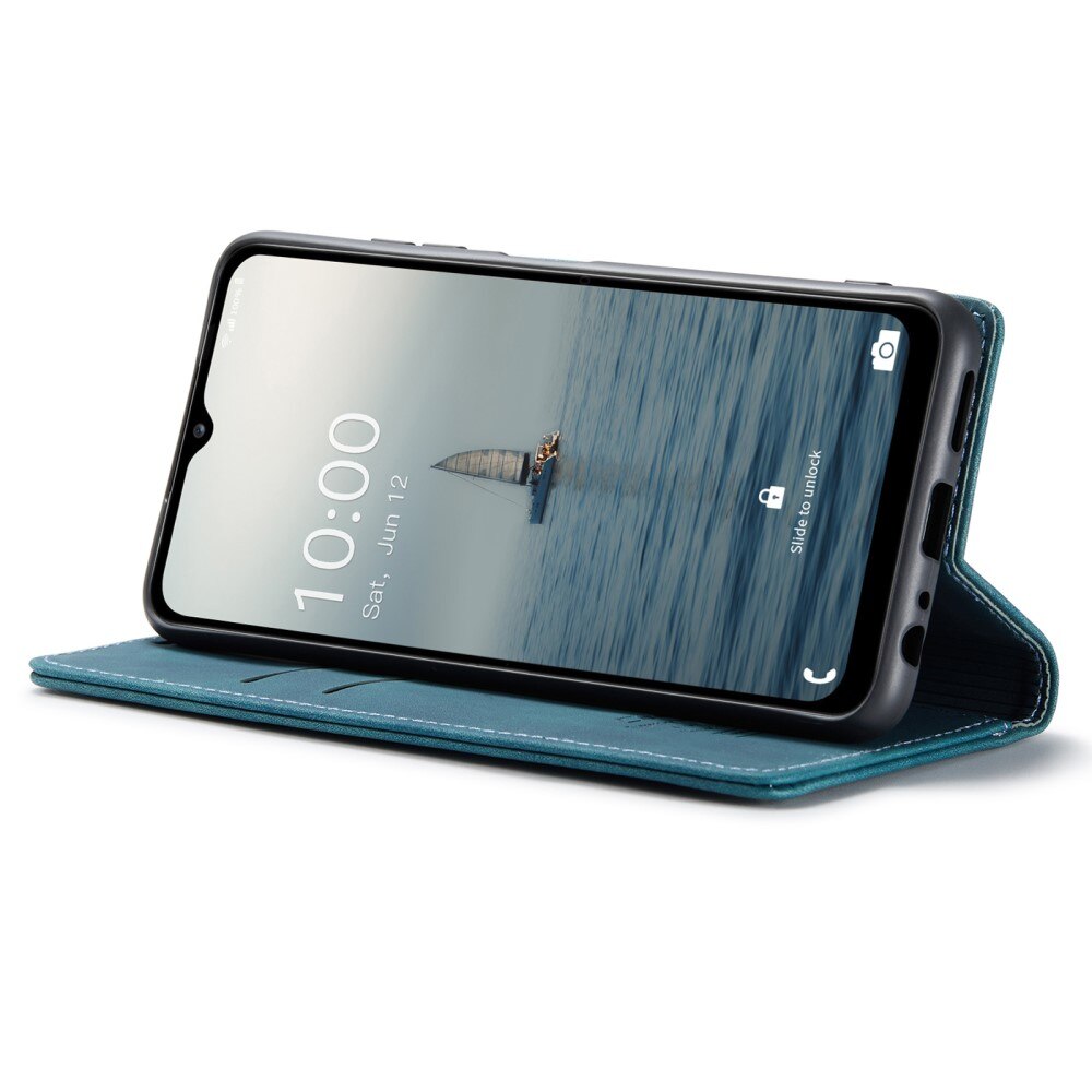 Slim Portemonnaie-Hülle Samsung Galaxy A14 Blau