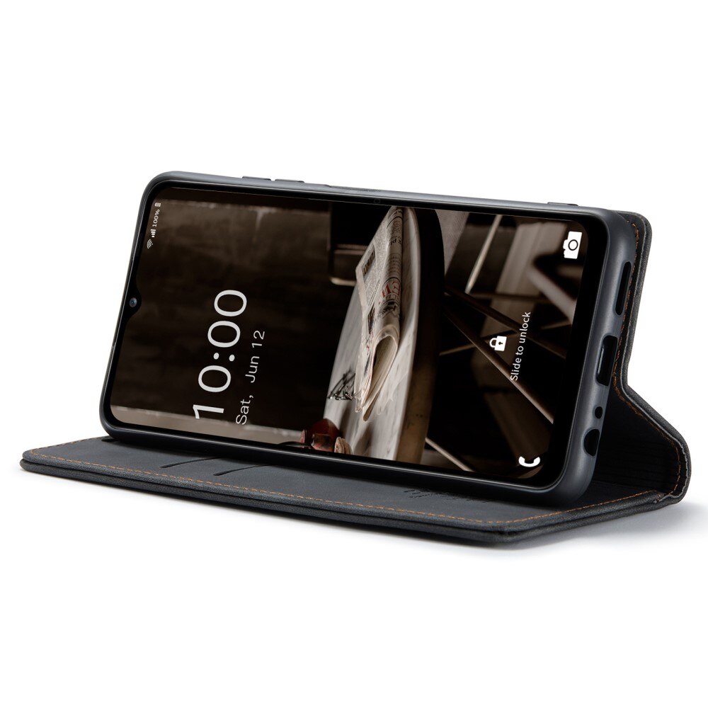 Slim Portemonnaie-Hülle Samsung Galaxy A34 Schwarz