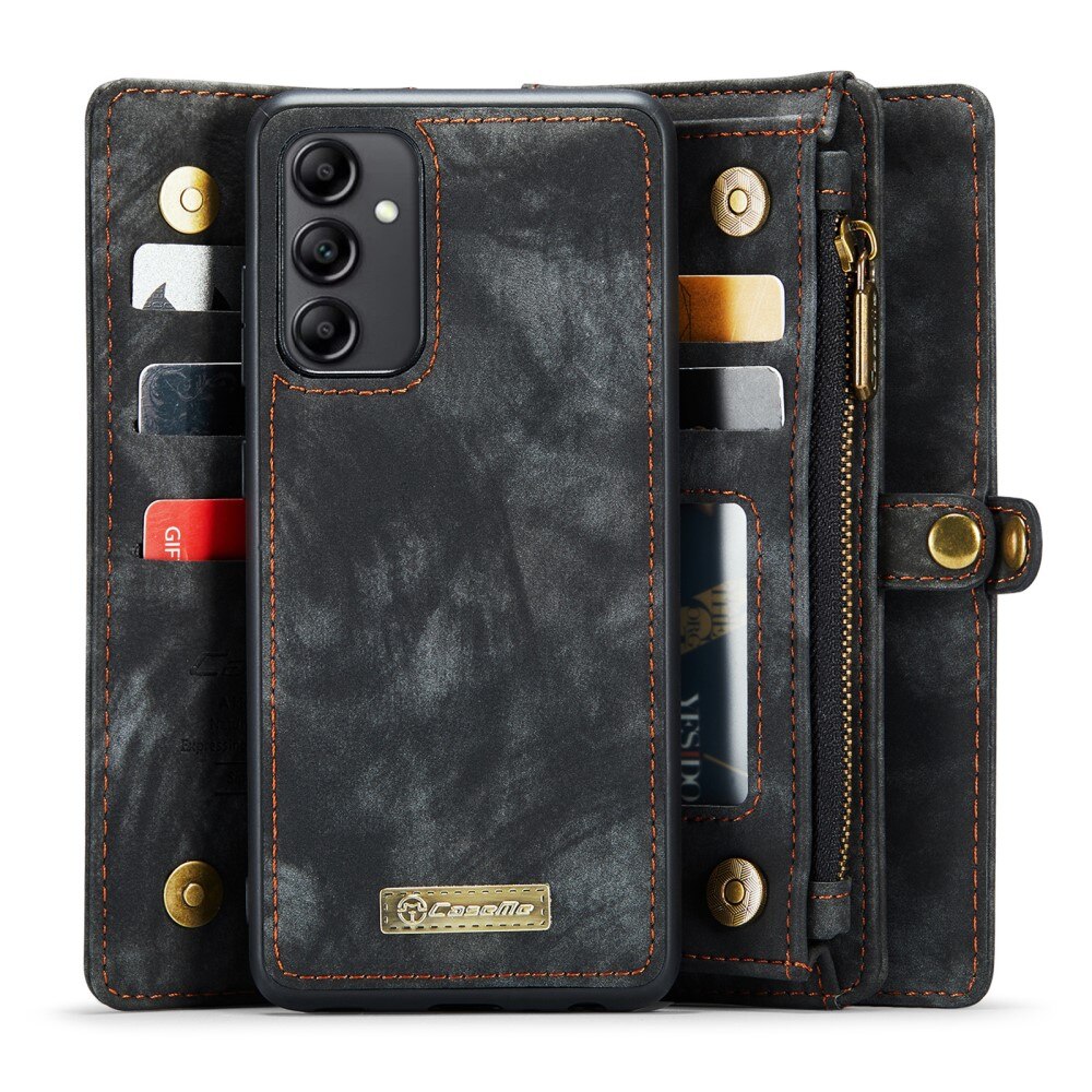Multi-slot Portemonnaie-Hülle Samsung Galaxy A14 Grau