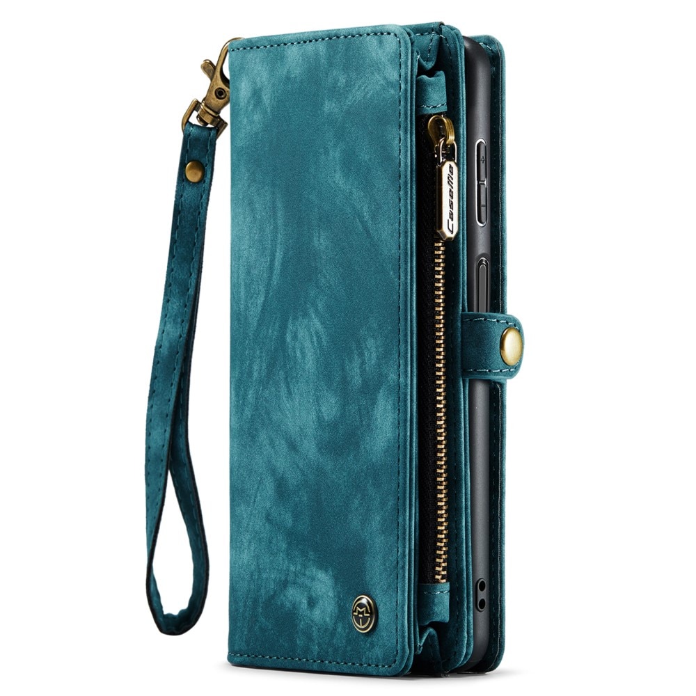 Multi-slot Portemonnaie-Hülle Samsung Galaxy A14 Blau