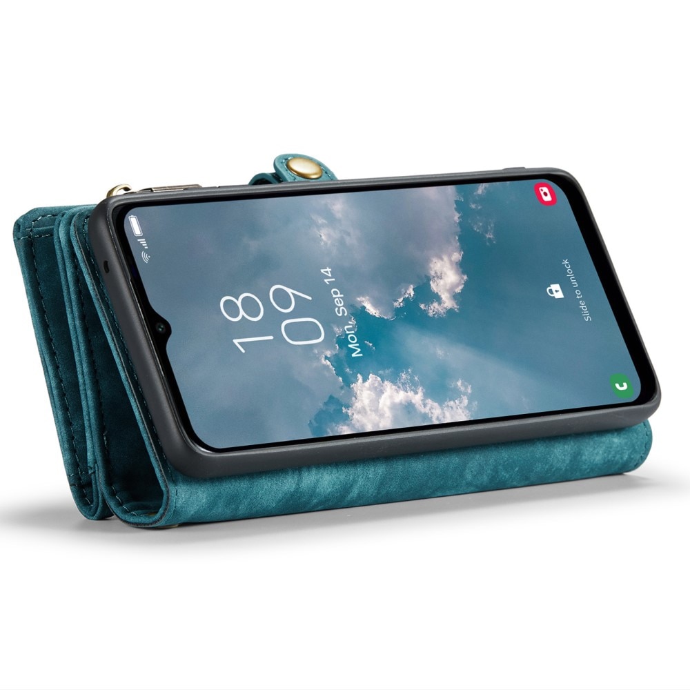 Multi-slot Portemonnaie-Hülle Samsung Galaxy A14 Blau