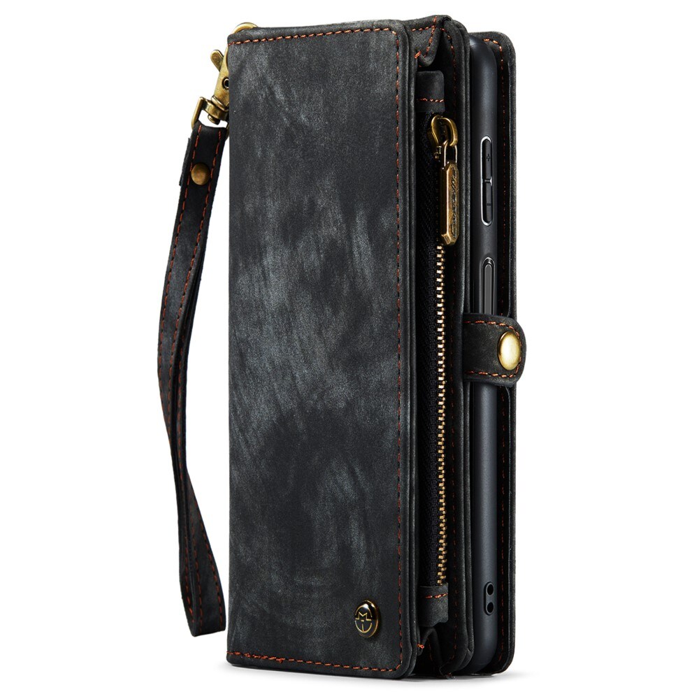 Multi-slot Portemonnaie-Hülle Samsung Galaxy A34 Grau