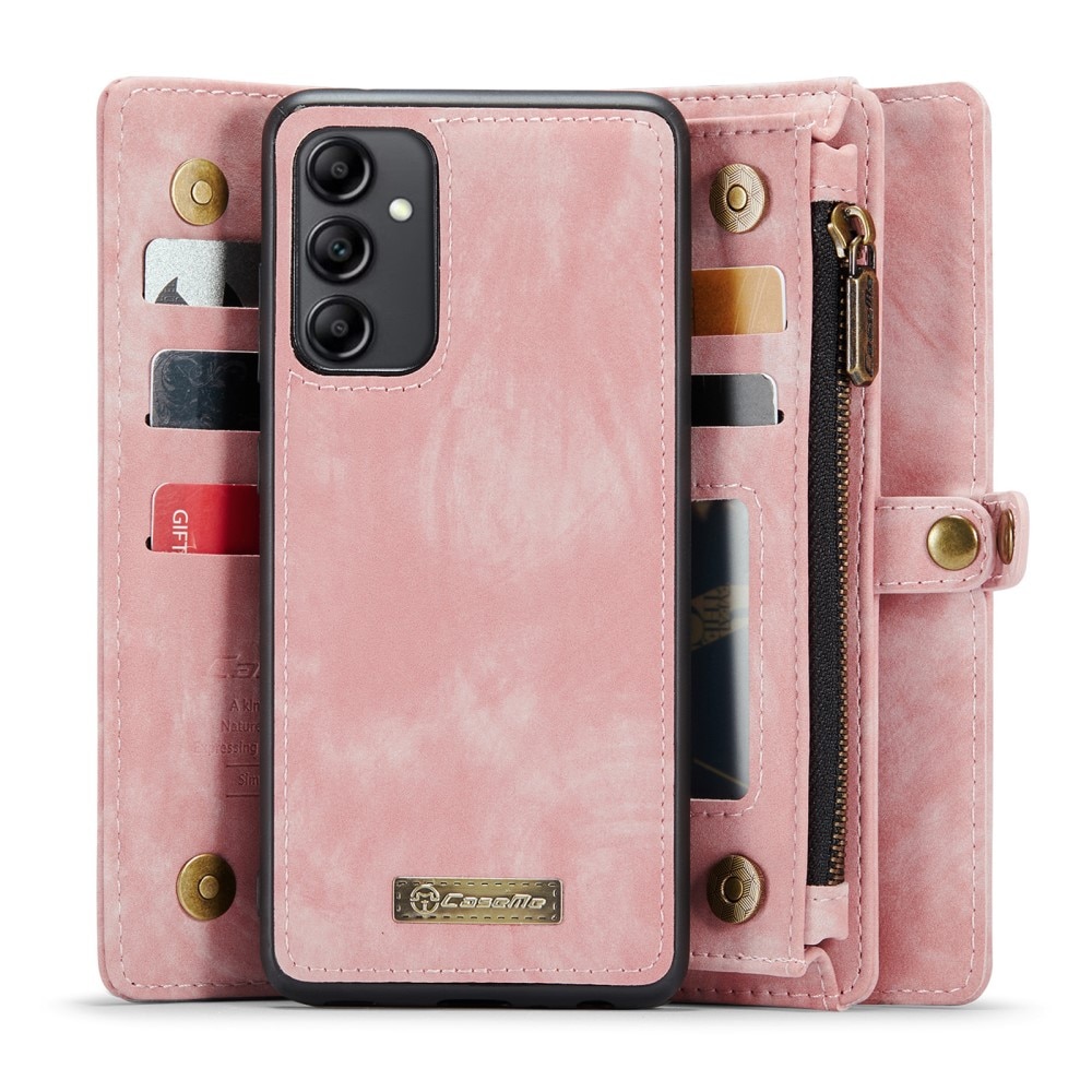 Multi-slot Portemonnaie-Hülle Samsung Galaxy A34 rosa