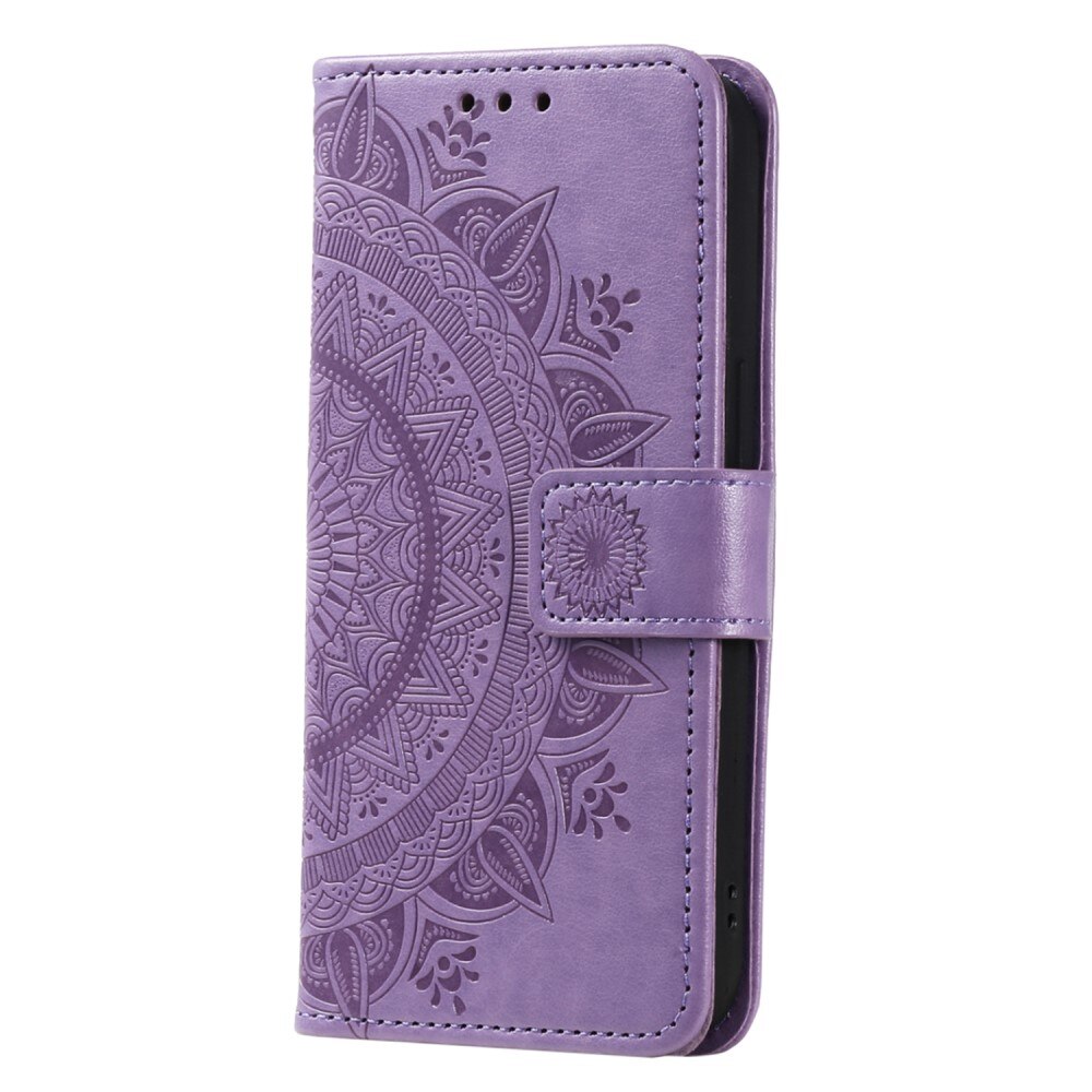 Xiaomi Redmi 12C Handytasche Mandala lila