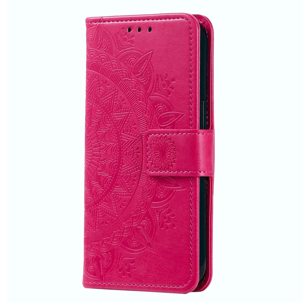 Xiaomi Redmi 12C Handytasche Mandala rosa