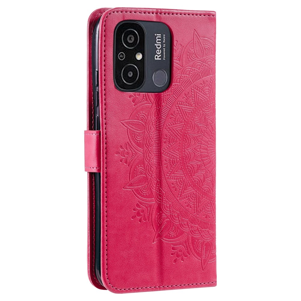 Xiaomi Redmi 12C Handytasche Mandala rosa